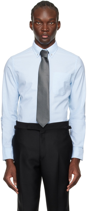 Photo: TOM FORD Blue American Shirt