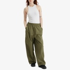 Air Jordan Women's W Chicago Parachute Pant in Medium Olive 