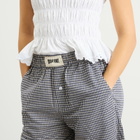 House Of Sunny Women's Classic Lounge Box Fit Shorts in Navy