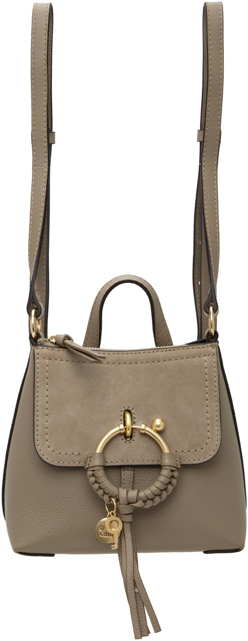 See by Chloé Taupe Joan Backpack
