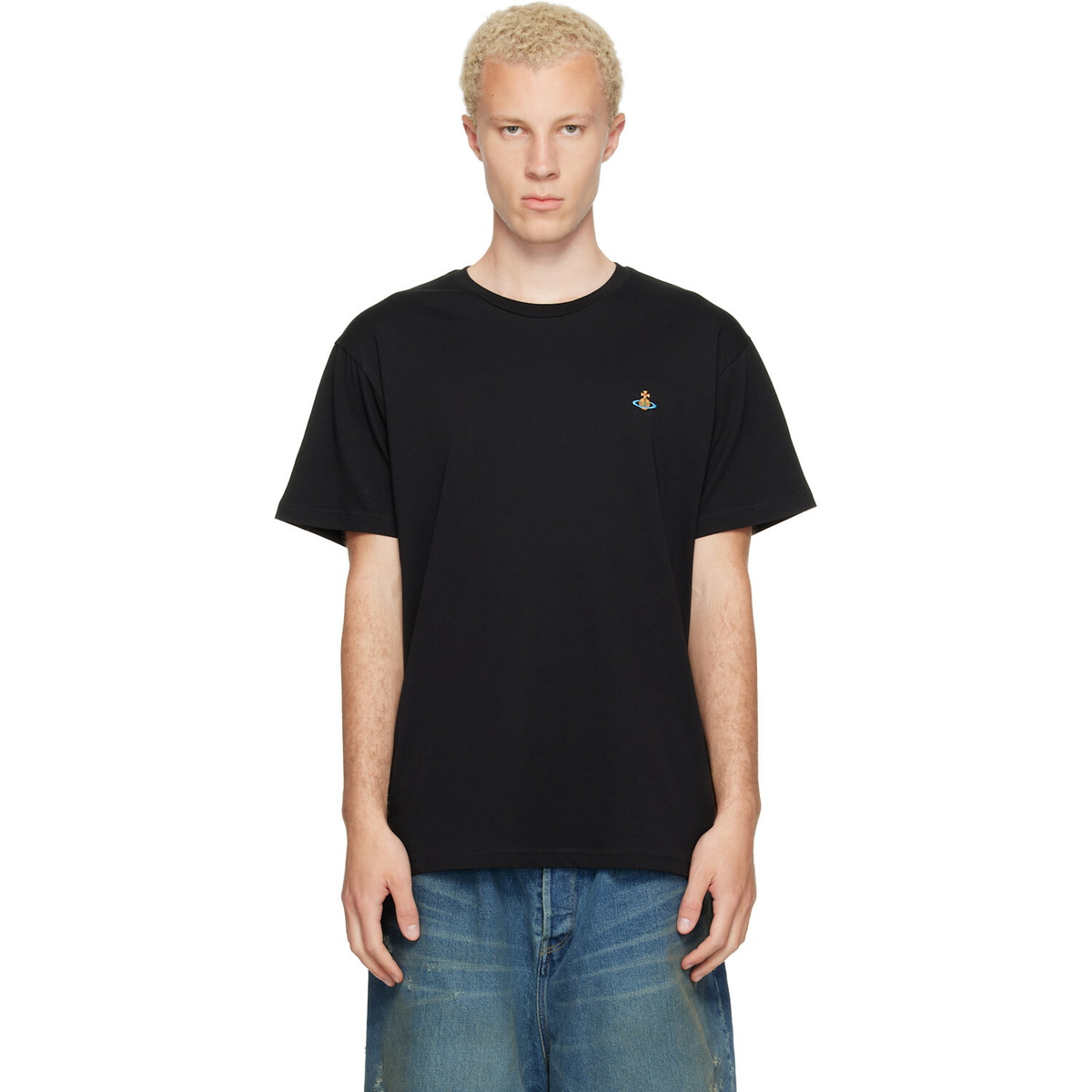 Vivienne Westwood Black Classic Multicolor Orb T-shirt