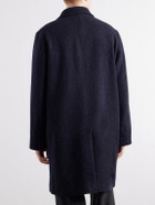 Sunspel - Wool-Tweed Coat - Blue