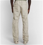 Fear of God - Belted Logo-Print Nylon-Twill Trousers - Neutrals