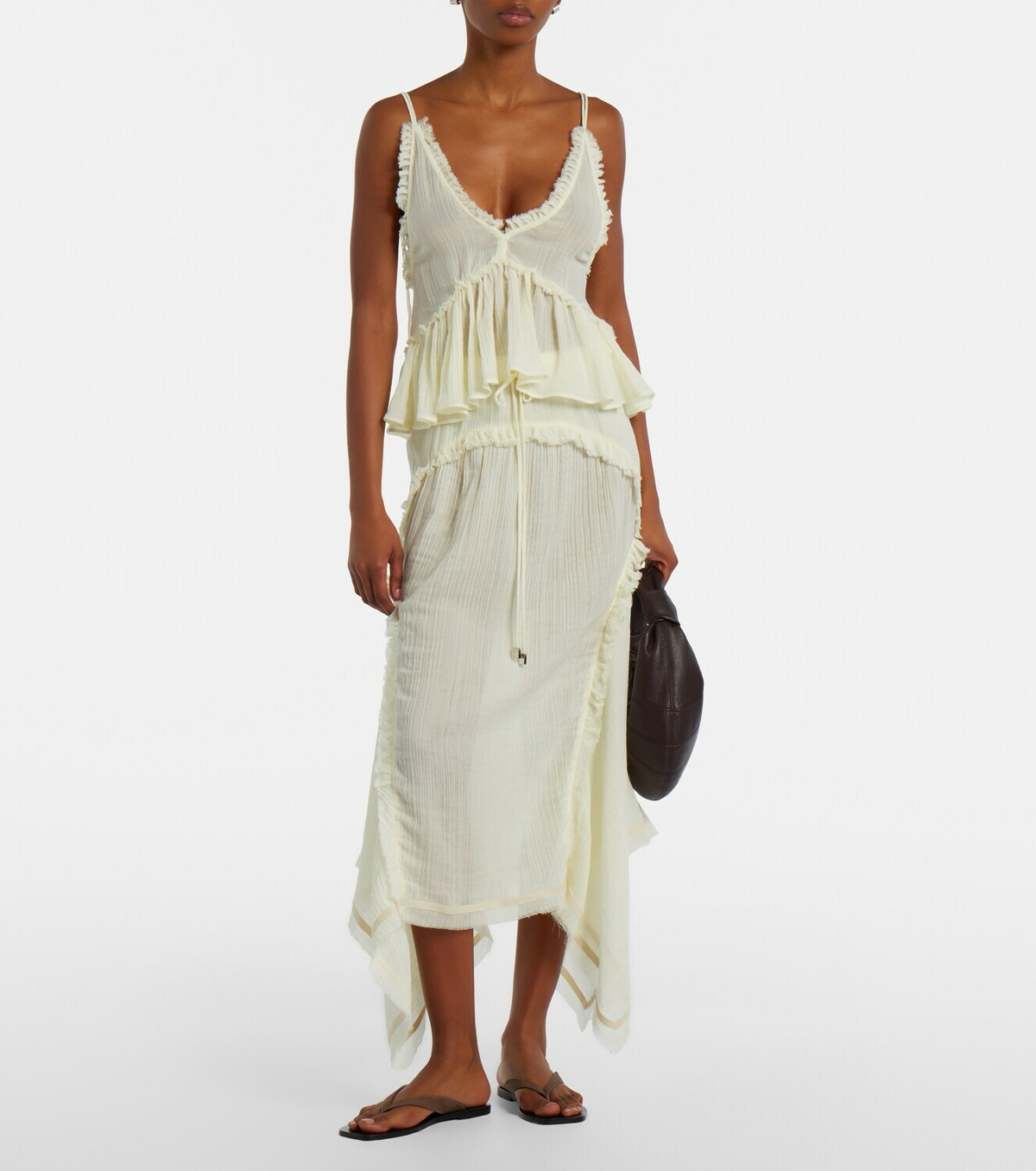 A.Emery Kinto suede thong sandals
