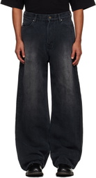 OUAT Gray Selvedge Baggie Jeans