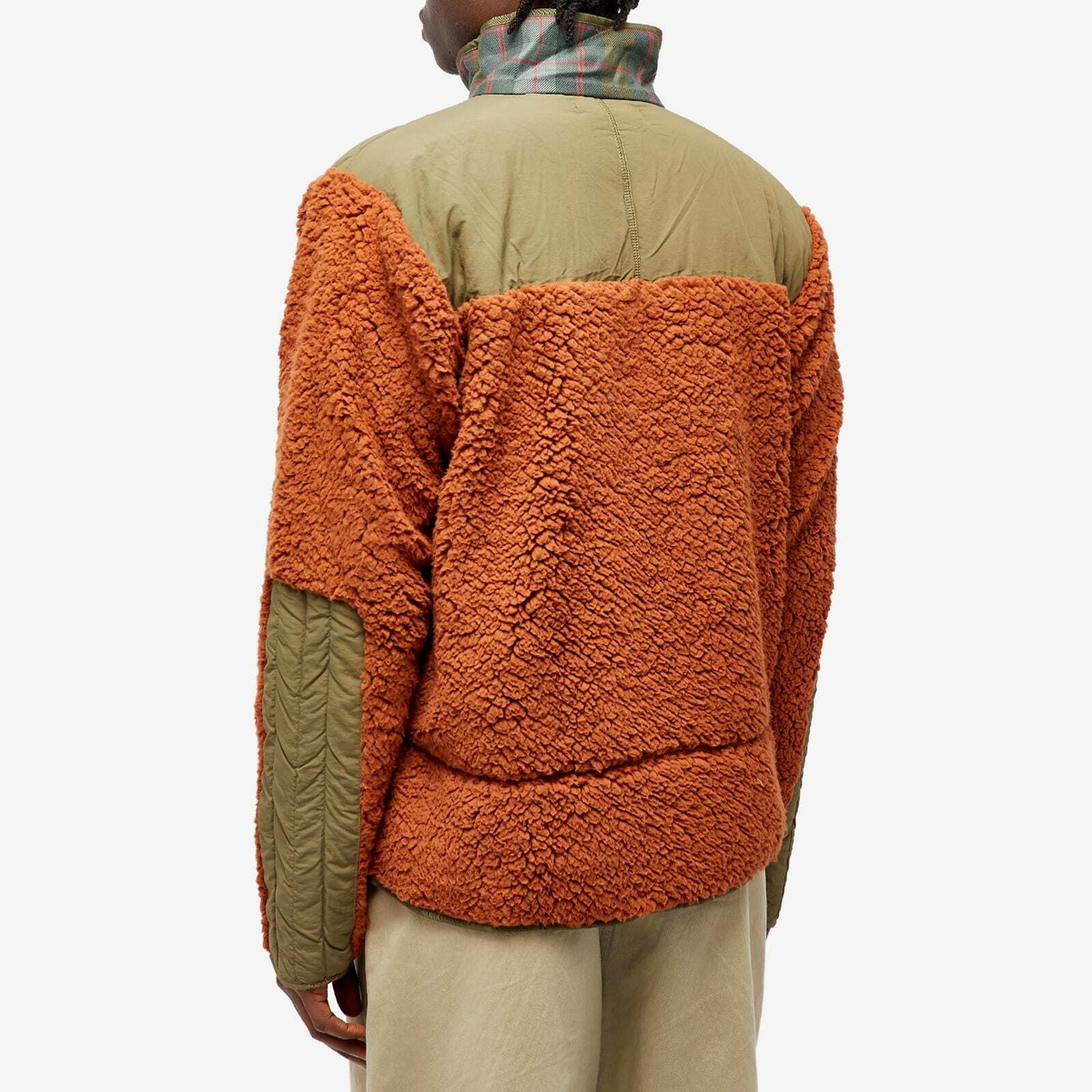 Manresa Men's Selkirk Zip Through Fleece in Caramel/Guthrie Weathered