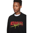 Diesel Black S-Bay-BX5 Sweatshirt