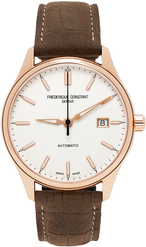 Photo: Frédérique Constant Brown Classics Index Automatic Watch