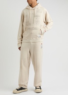 Maison mihara yasuhiro Printed Hooded Cotton Sweatshirt Cream