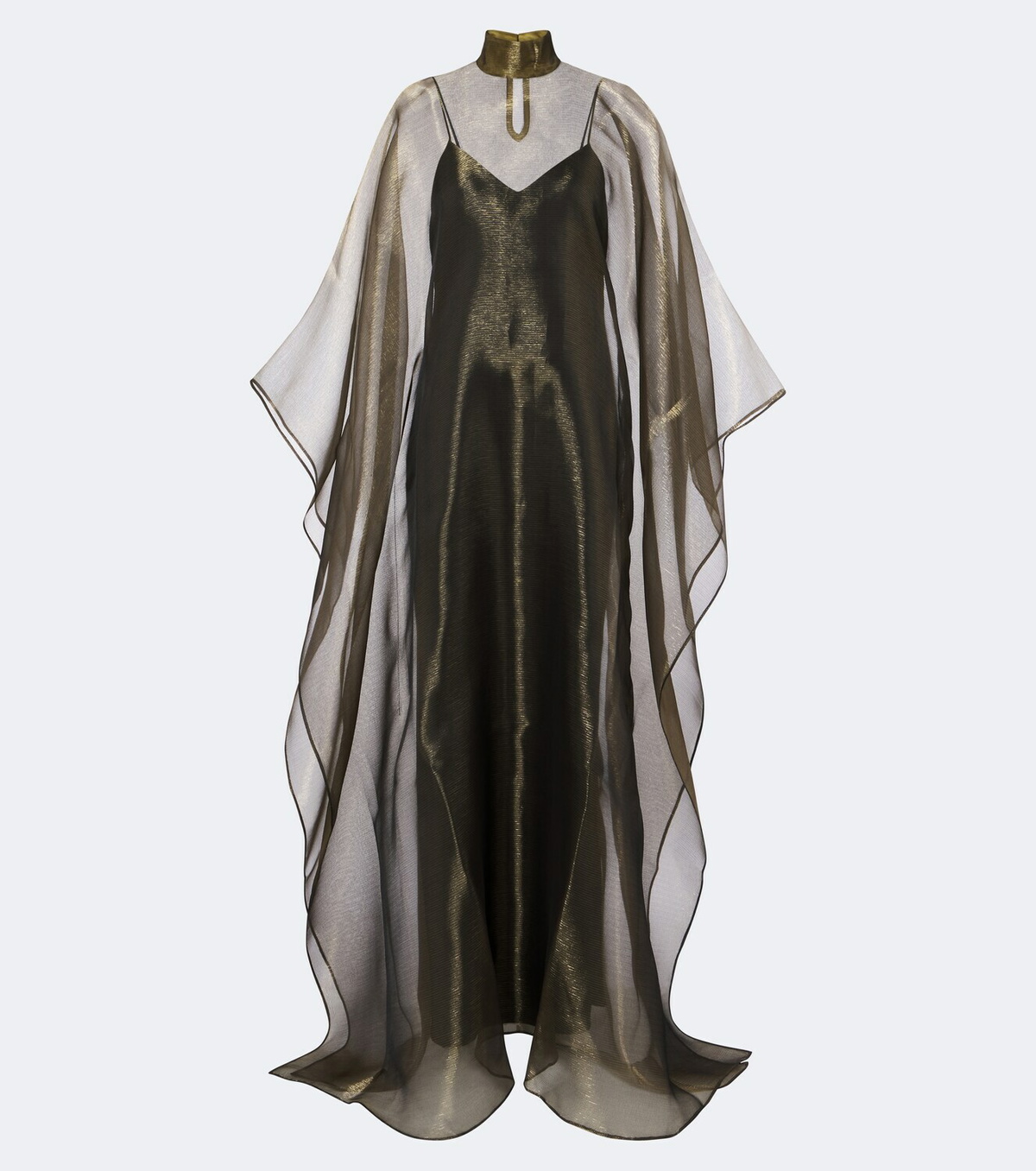 Taller Marmo Sphinx draped organza kaftan