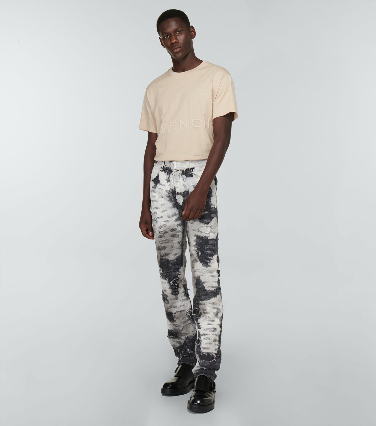 Givenchy - Distressed slim jeans Givenchy