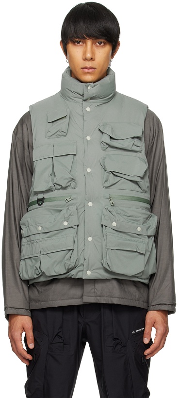 Photo: F/CE.® Green Pocket Down Vest