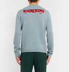 Gucci - Intarsia Wool Sweater - Men - Blue