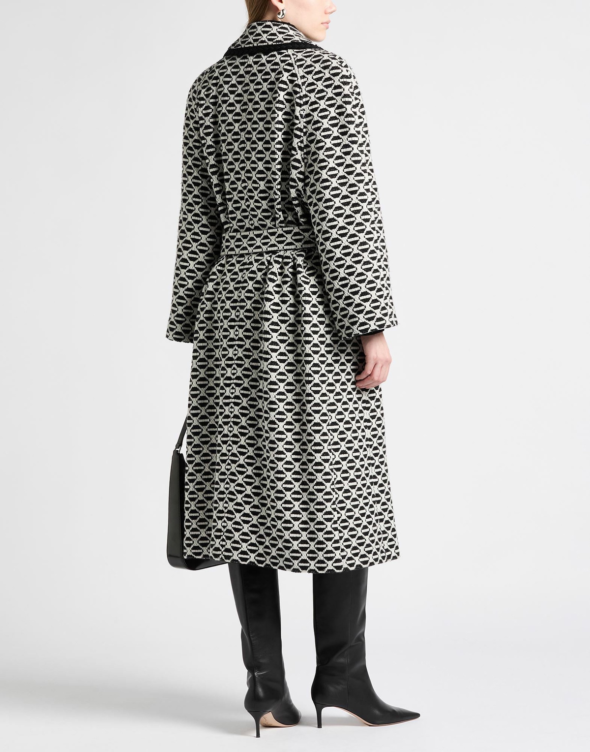 Alberta Ferretti Womens Coat in Black