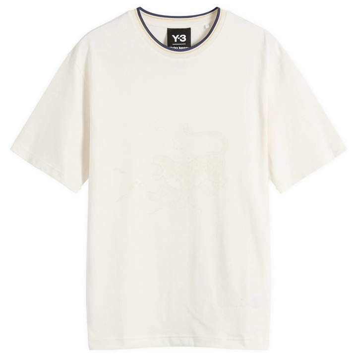 Photo: Adidas Men's Y3 x Wales Bonner Graphic T-Shirt in Chalk White