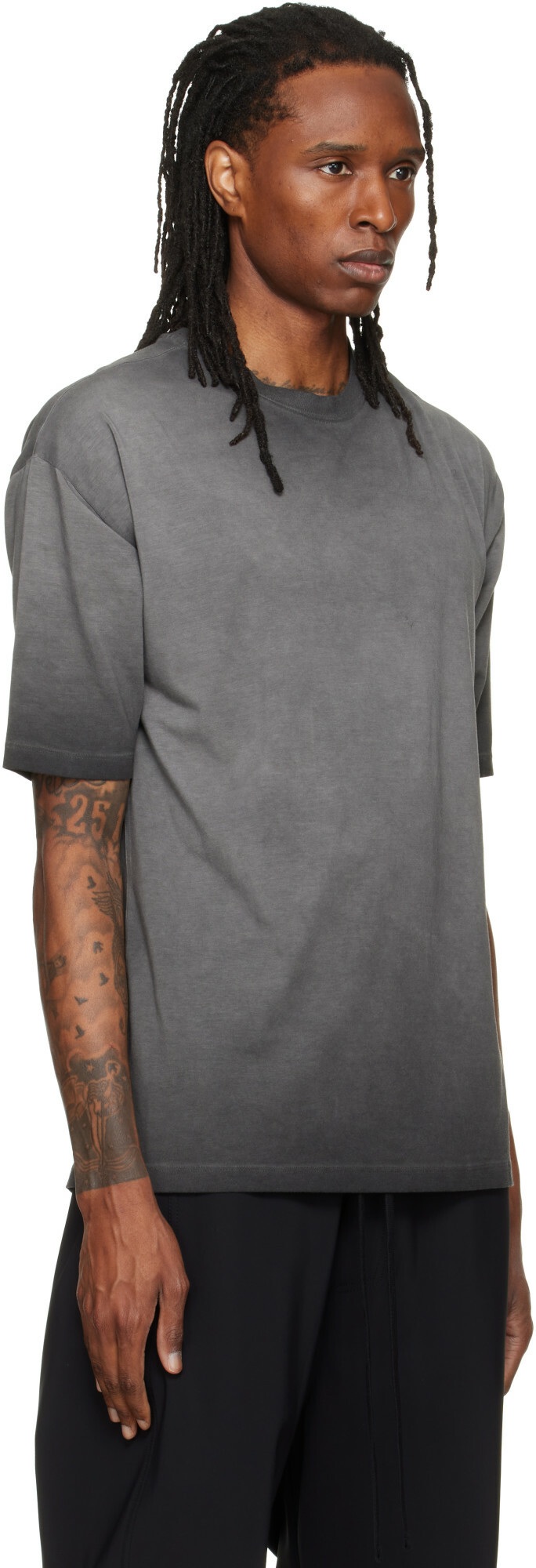 thom/krom Gray TS 986 T-shirt