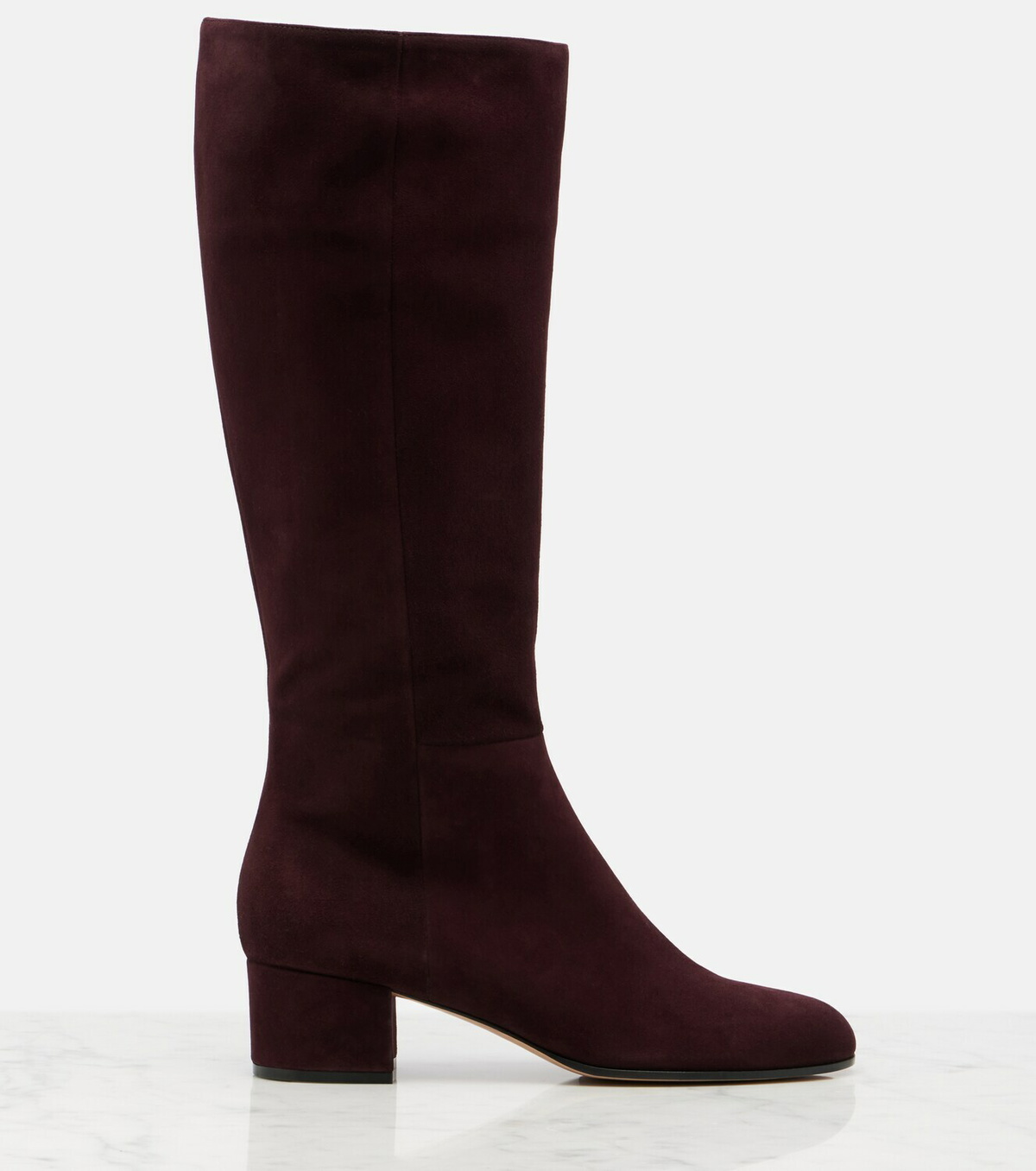 Gianvito Rossi Joelle suede knee-high boots