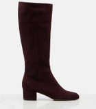 Gianvito Rossi Joelle suede knee-high boots