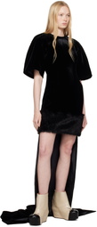 FIDAN NOVRUZOVA Black Enya Evening Minidress