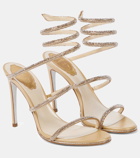 Rene Caovilla Cleo embellished leather sandals