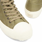 Artifact by Superga Men's 2435 Collect M51 Military Parka Jacket High Sneakers in Military Green/Off White