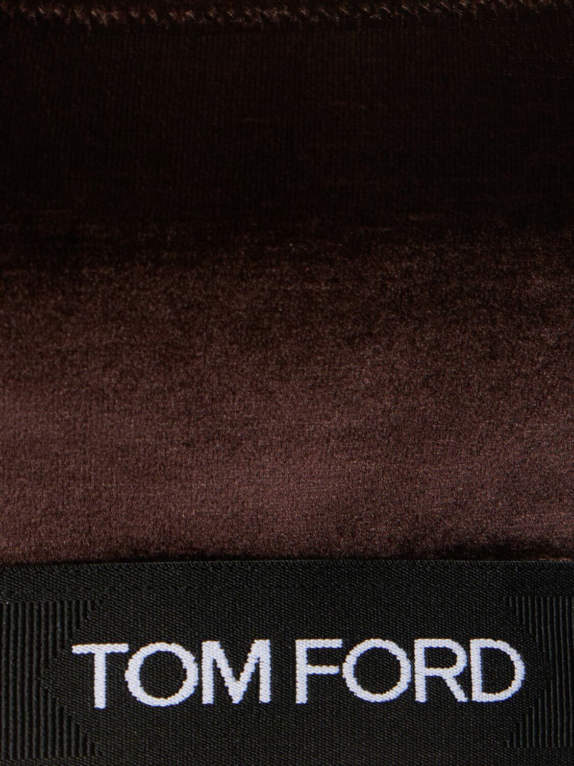 TOM FORD - Velvet Logo Bralette TOM FORD