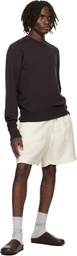 Studio Nicholson White Starboard Shorts
