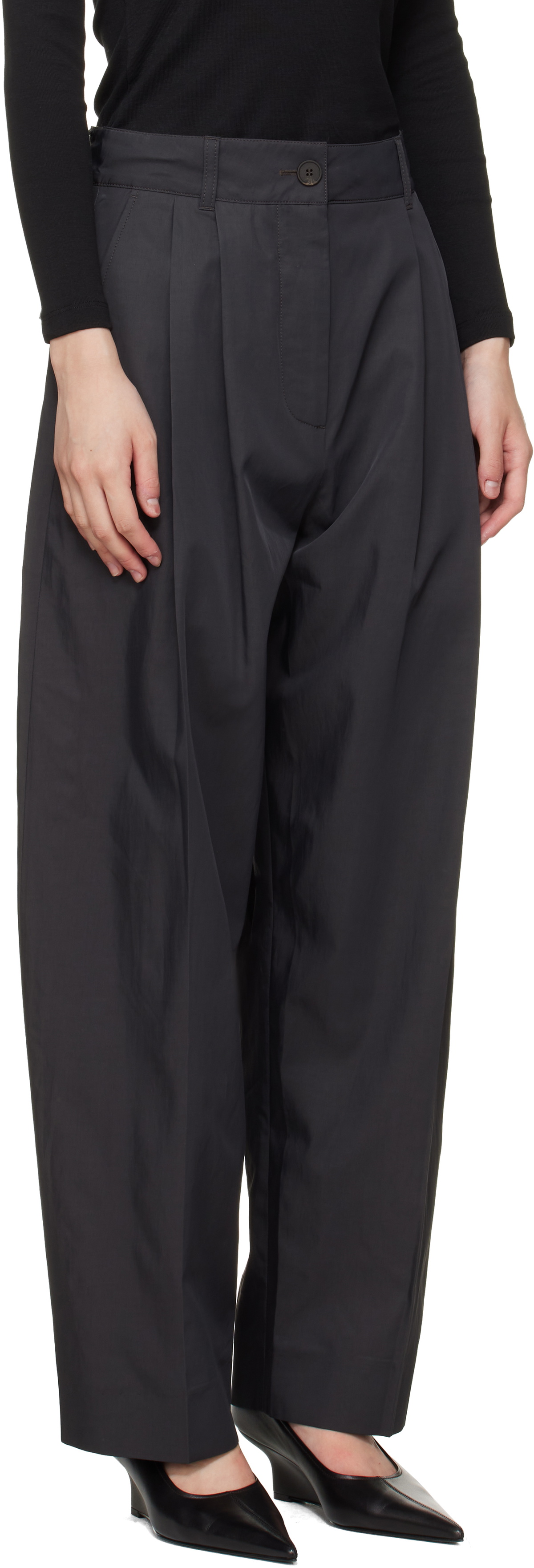 Studio Nicholson Gray Acuna Trousers