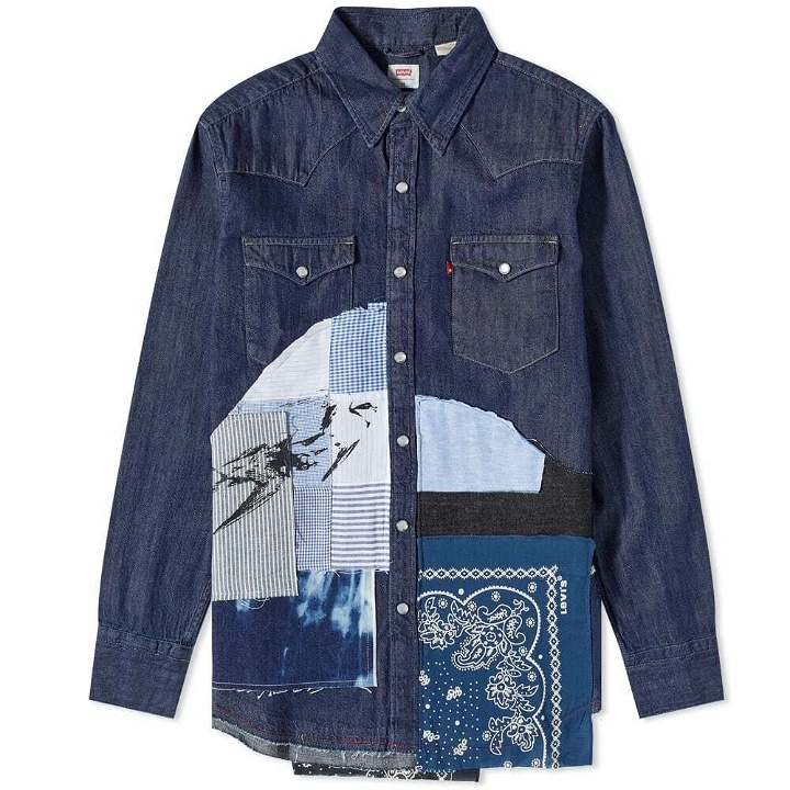 Photo: LVC x Atelier Reserve Red Cast Rinse Western Shirt