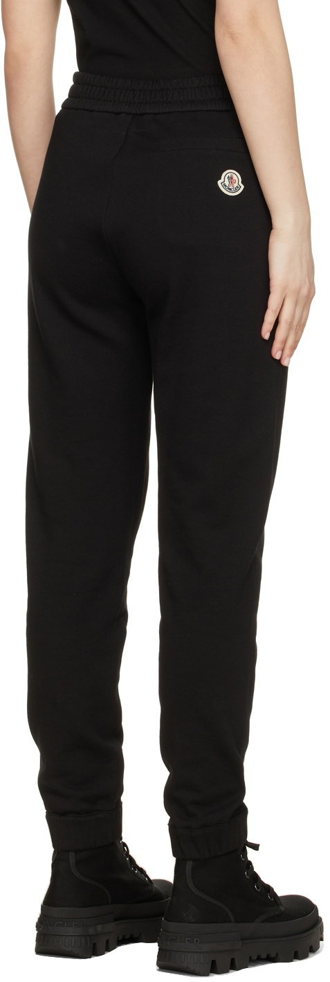 Moncler Black Cotton Lounge Pants