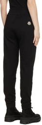 Moncler Black Cotton Lounge Pants