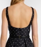 Elie Saab Polka-dot midi dress