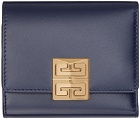 Givenchy Navy 4G Trifold Wallet