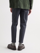 Incotex - Slim-Fit Wool-Twill Chinos - Blue