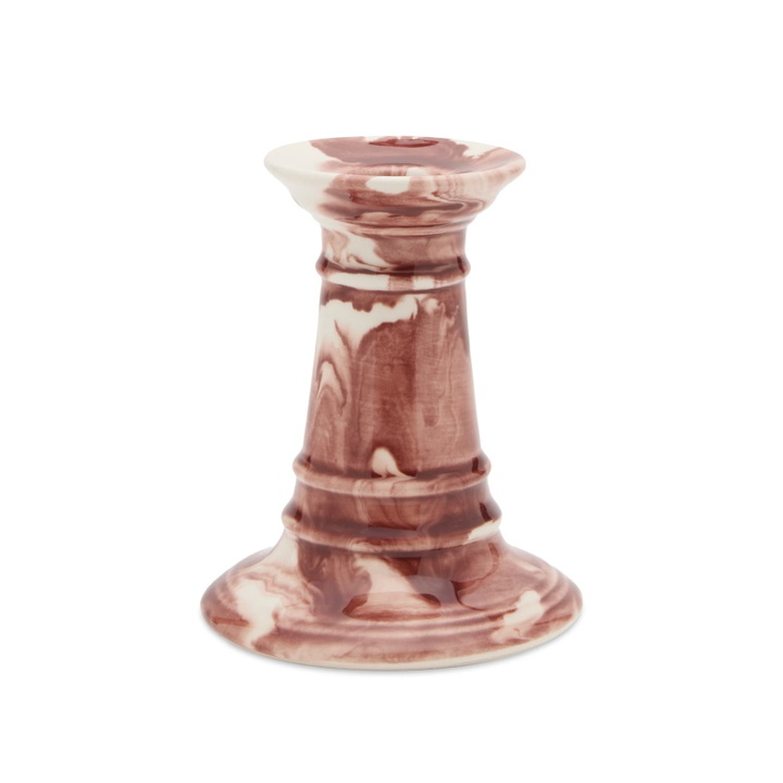 Photo: The Conran Shop Wardour Stubby Candlestick in Burgundy 