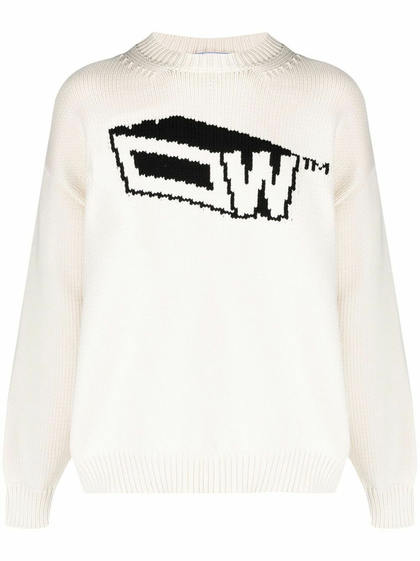 Photo: OFF-WHITE - Sweater With Logo