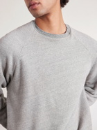 A.PRESSE - Reversible Cotton-Jersey Sweatshirt - Gray