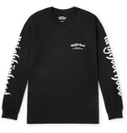NEIGHBORHOOD - Motörhead Printed Cotton-Jersey T-Shirt - Black