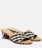 Burberry Sloane 45 Burberry Check mules