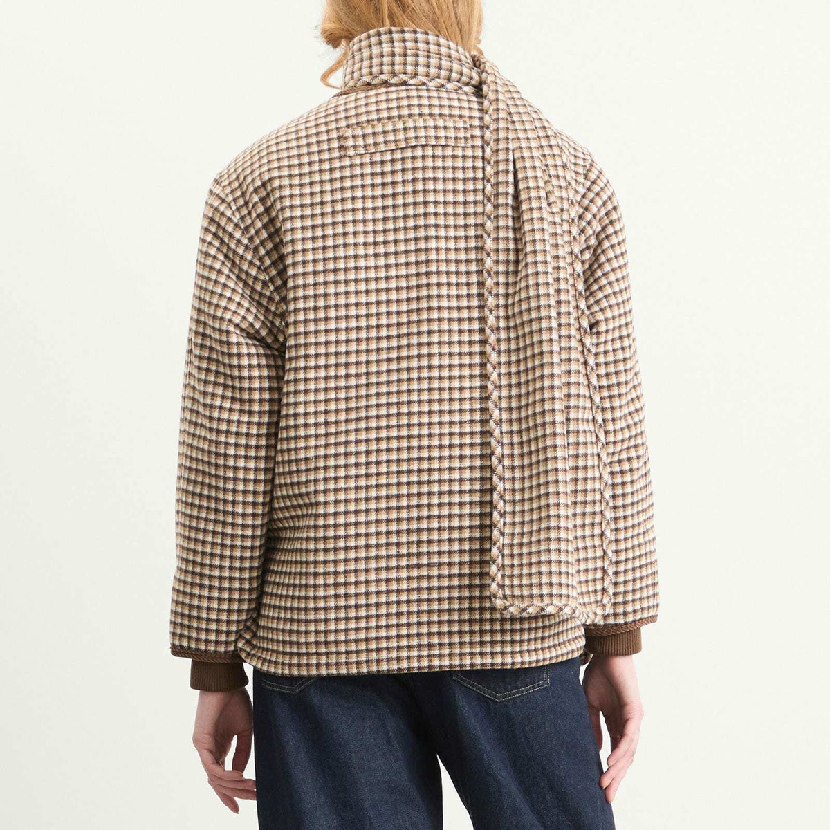 House Of Sunny Women's Retro Blanket Jacket in Blonde Multi
