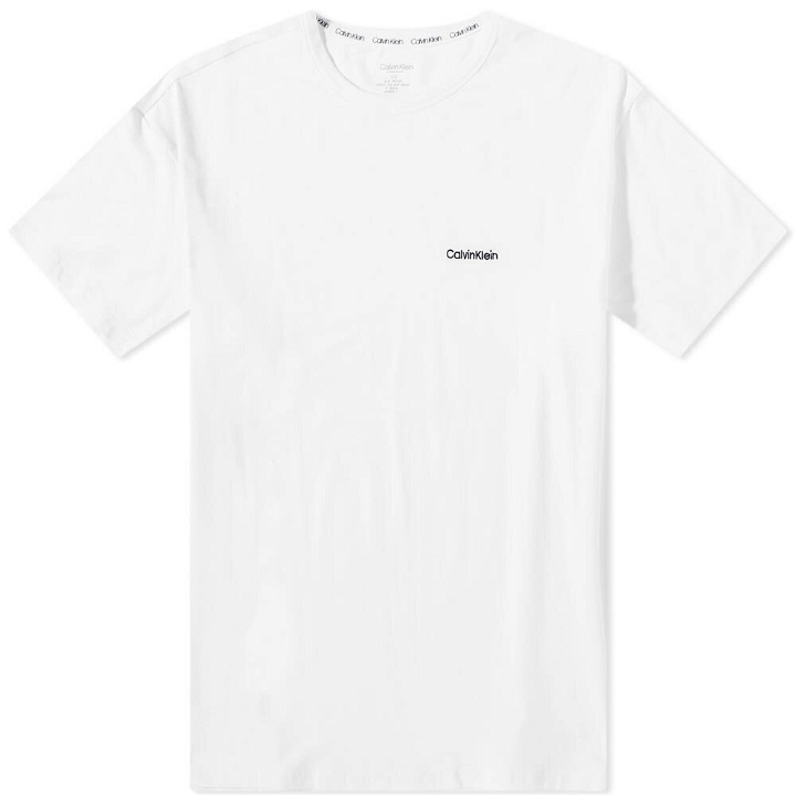 Photo: Calvin Klein Men's CK Underwear Chest Logo T-Shirt in White