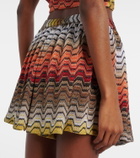 Missoni Wave lamé miniskirt