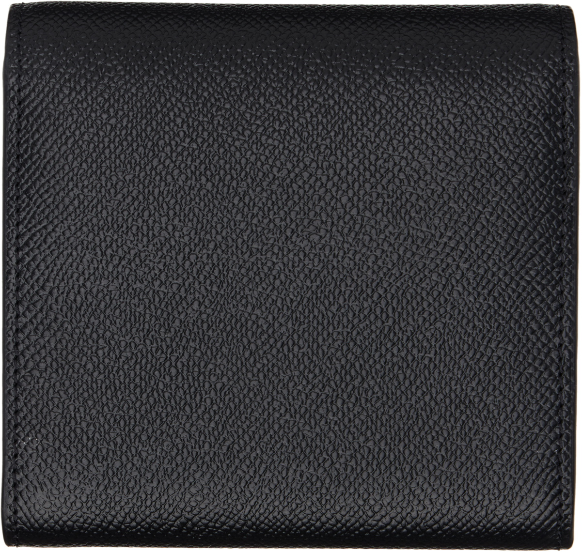 AMI Paris Black Leather Paris Paris Wallet