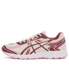 Asics Jog 100s Sneaker in Cream/Port Royal