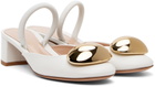 Gianvito Rossi White Sphera 45 Heels