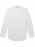 Gabriela Hearst - Ollie Grandad-Collar Cotton-Poplin Shirt - Neutrals