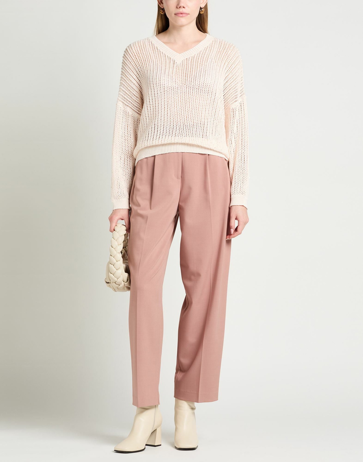Peserico Womens Sweater Light in Pink