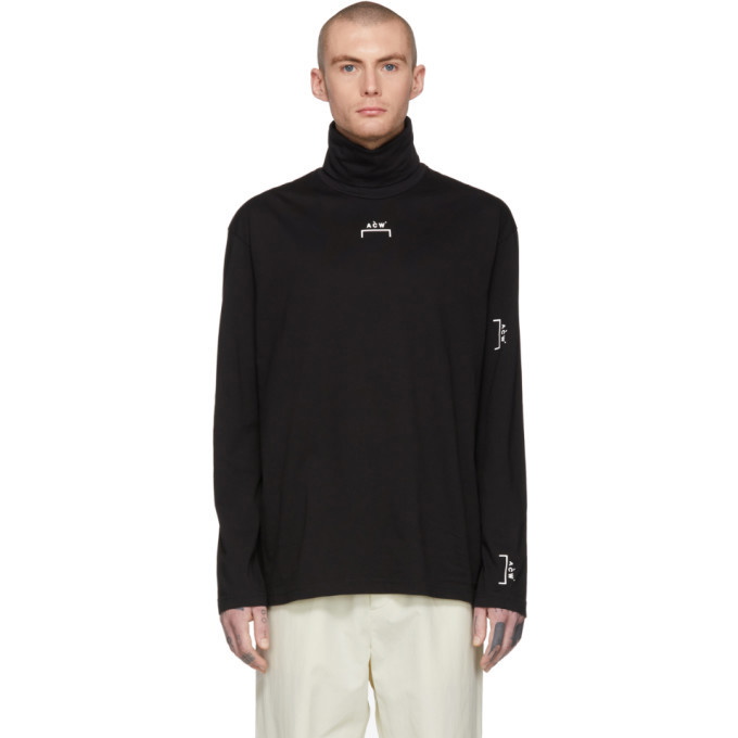 Photo: A-Cold-Wall* Black Zip Back Turtleneck