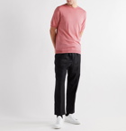 John Smedley - Belden Slim-Fit Merino Wool and Sea Island Cotton-Blend T-Shirt - Pink