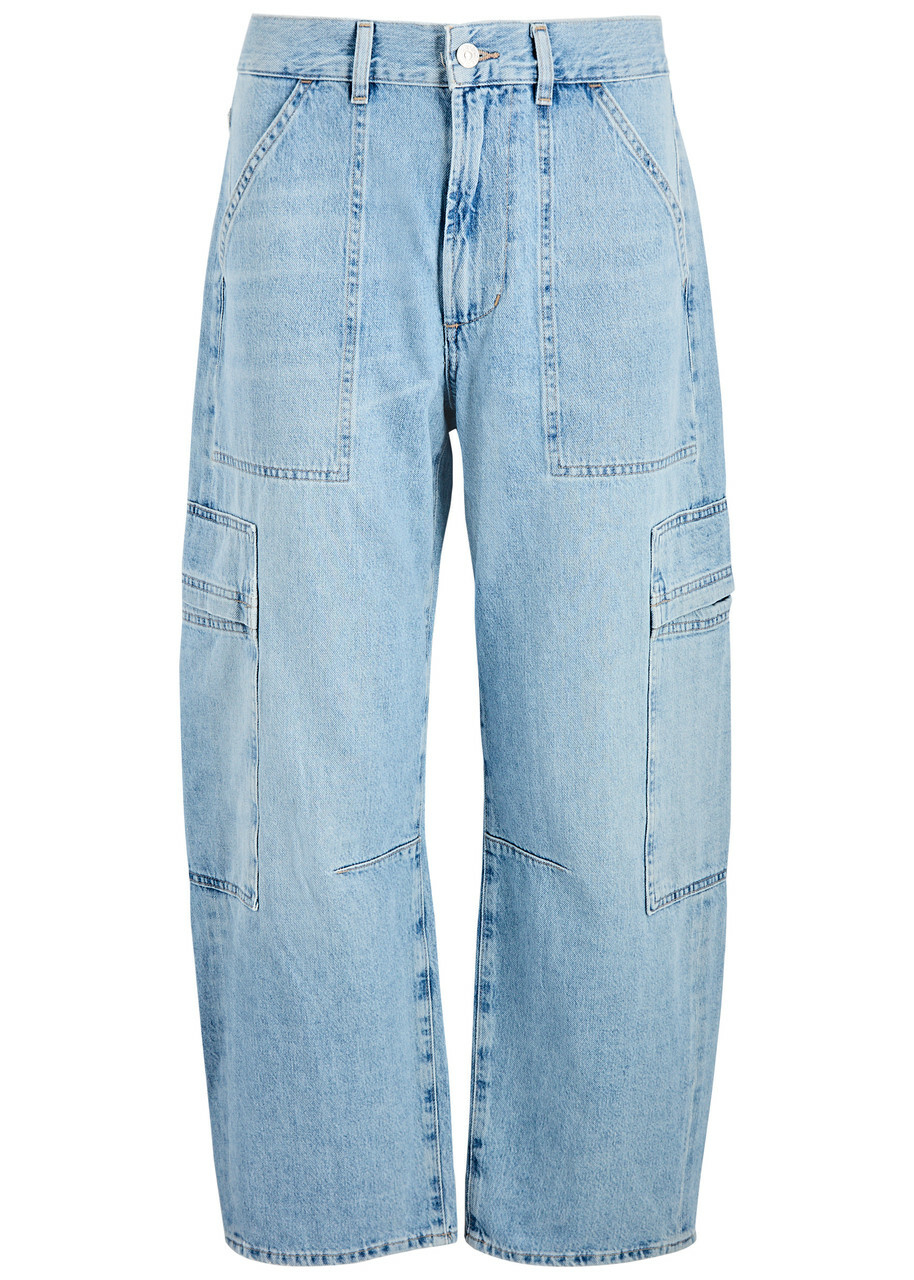 Citizens OF Humanity Marcelle Tapered Cargo Jeans Blue